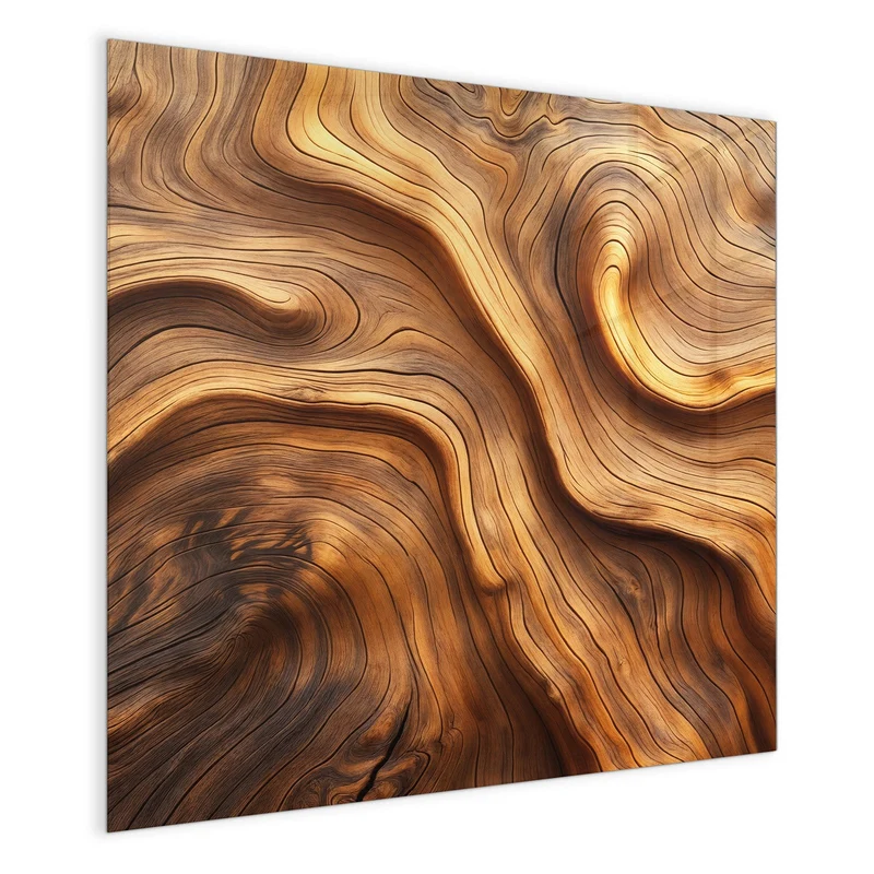 Magnettafel - Wellige Holzmaserung