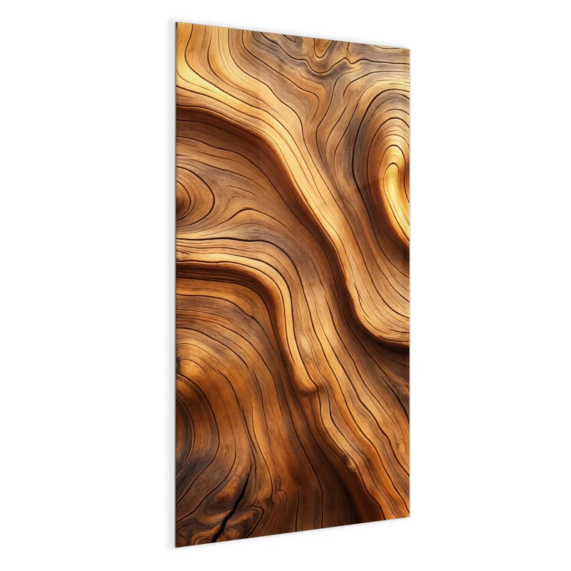 Magnettafel - Wellige Holzmaserung