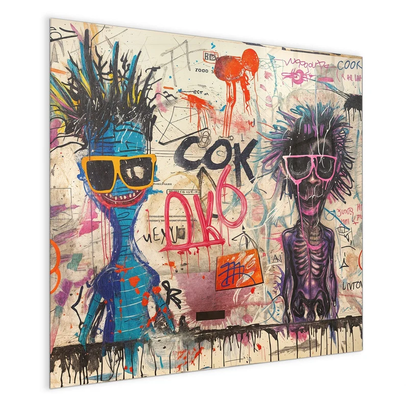 Magnettafel - Graffiti-Figuren