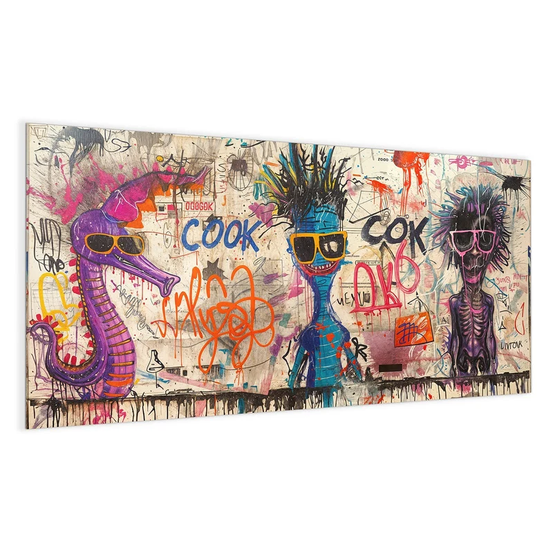 Magnettafel - Graffiti-Figuren
