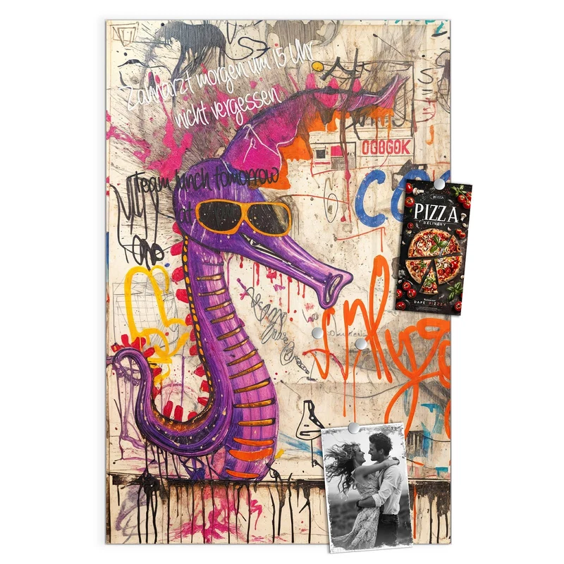 Magnettafel - Graffiti-Figuren