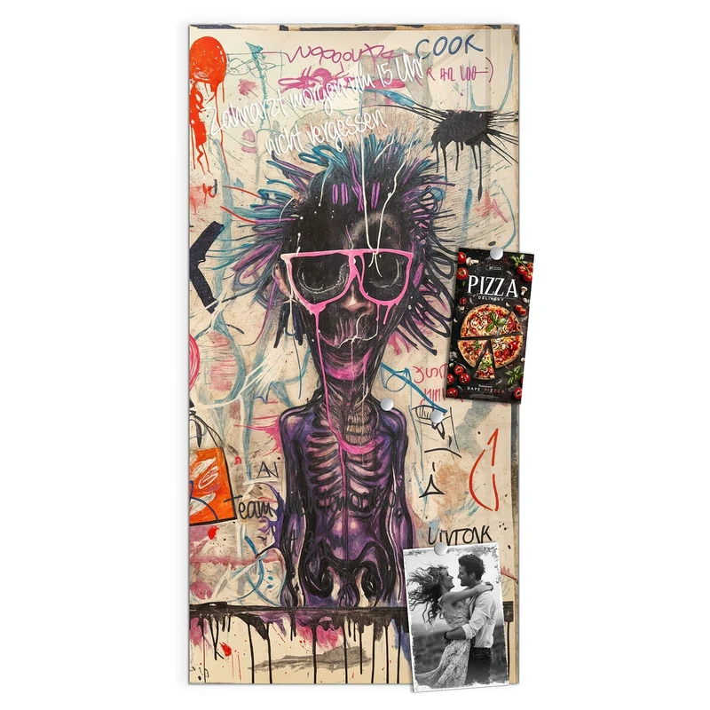 Magnettafel - Graffiti-Figuren