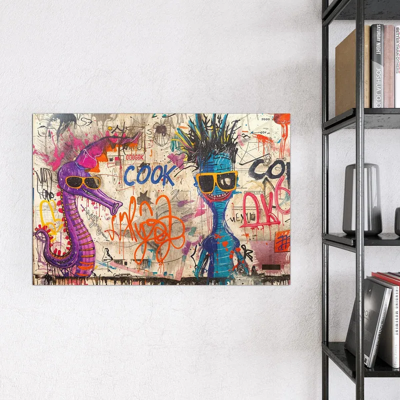 Magnettafel - Graffiti-Figuren
