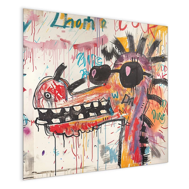 Magnettafel - Graffiti-Monster