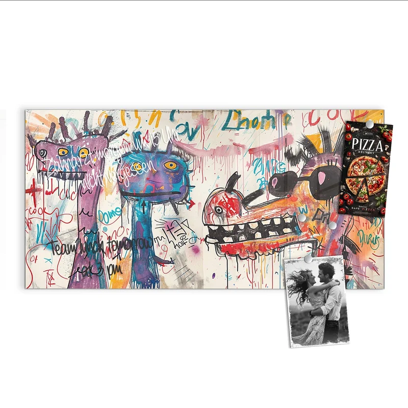 Magnettafel - Graffiti-Monster