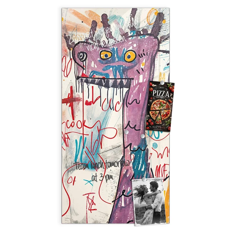 Magnettafel - Graffiti-Monster
