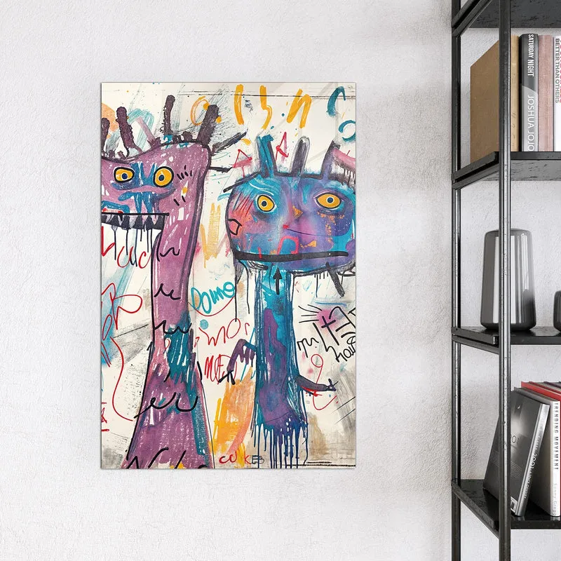 Magnettafel - Graffiti-Monster