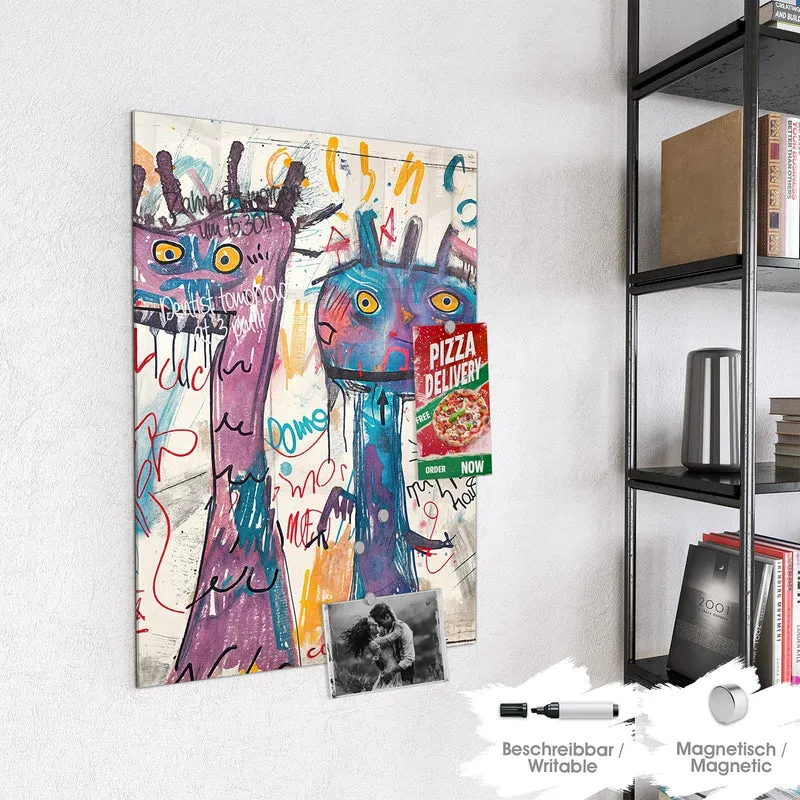 Magnettafel - Graffiti-Monster