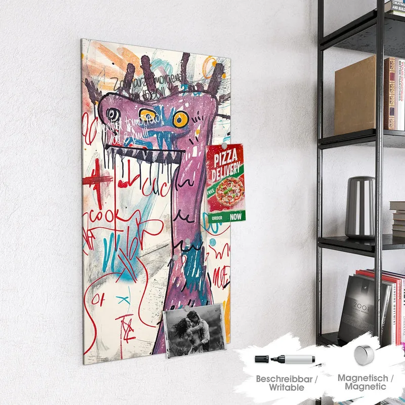 Magnettafel - Graffiti-Monster