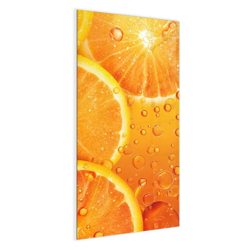 Magnettafel - Sprudelnde Orangen