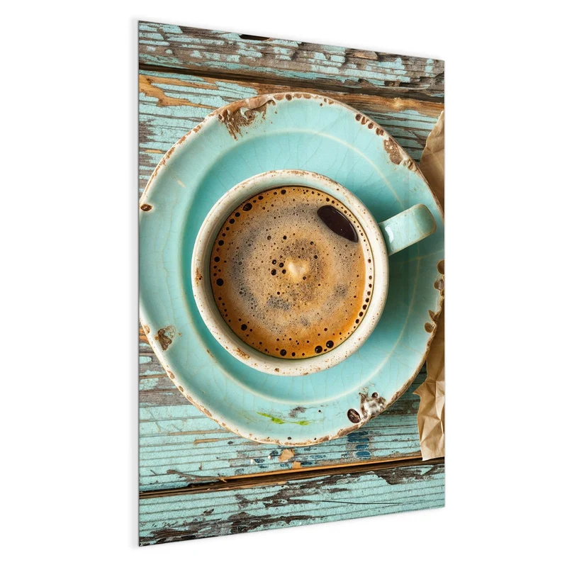 Magnettafel - Tasse und Lavendel
