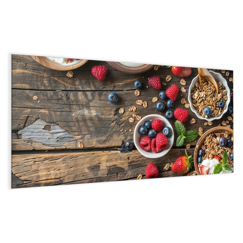 Magnettafel - Müsli und Joghurt