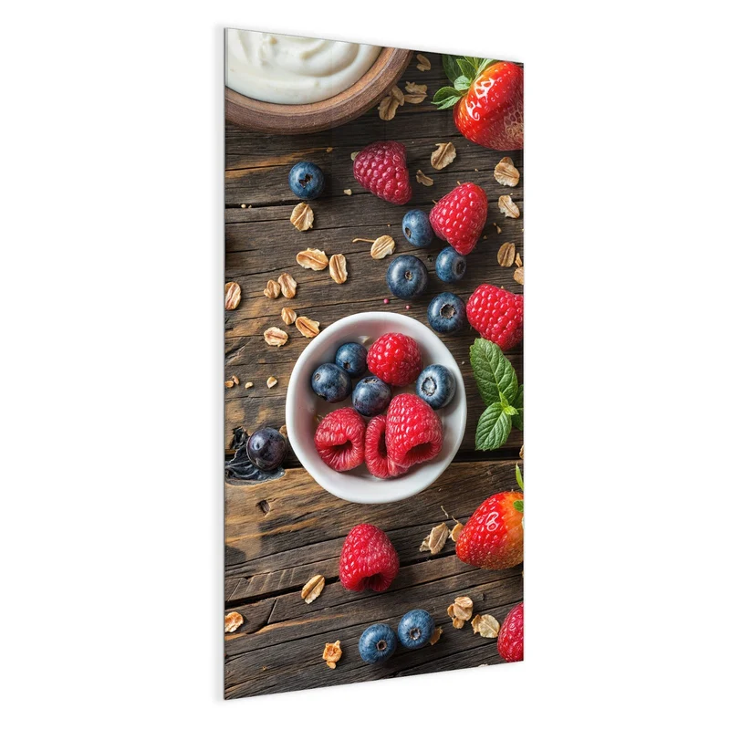 Magnettafel - Müsli und Joghurt