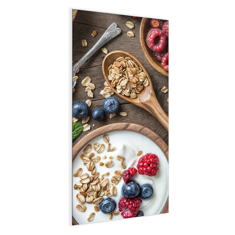 Magnettafel - Joghurt mit Beeren