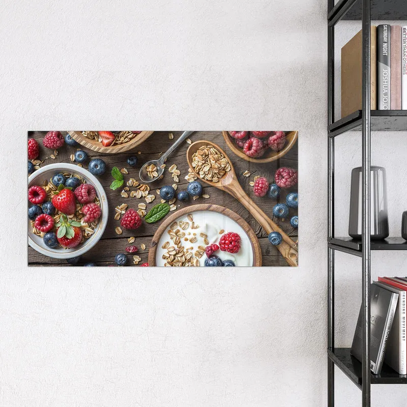 Magnettafel - Joghurt mit Beeren