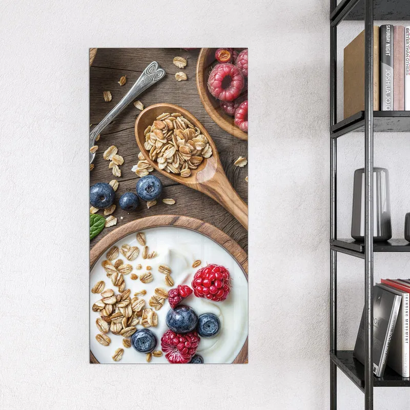 Magnettafel - Joghurt mit Beeren