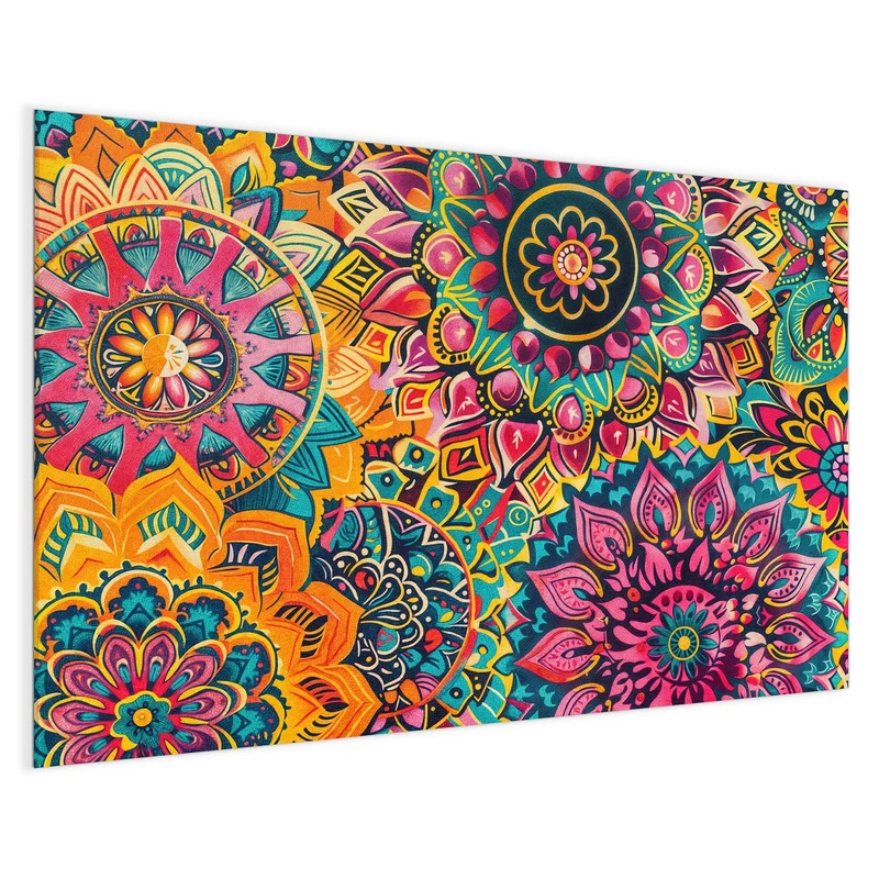 Magnettafel - Bunte Mandalas