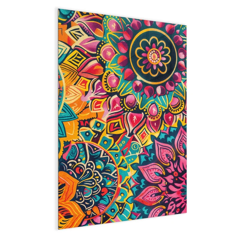 Magnettafel - Bunte Mandalas