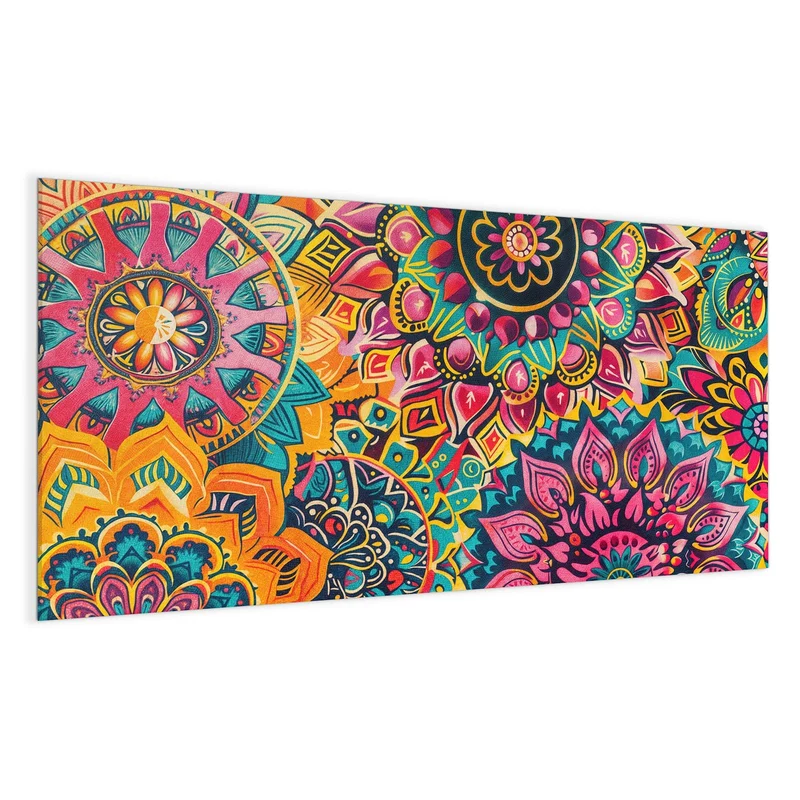 Magnettafel - Bunte Mandalas