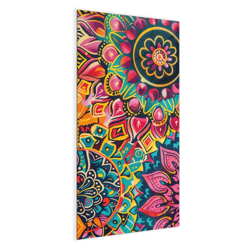 Magnettafel - Bunte Mandalas
