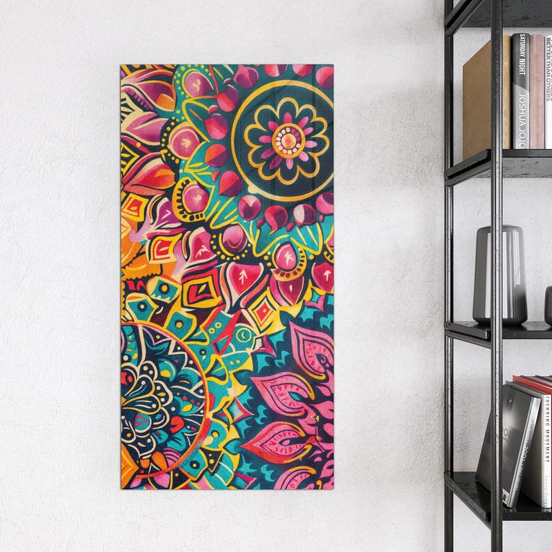 Magnettafel - Bunte Mandalas