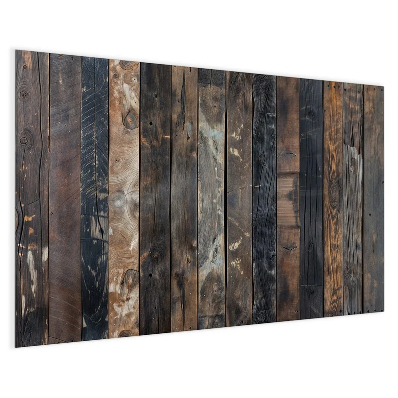 Magnettafel - Braune Holzdielen