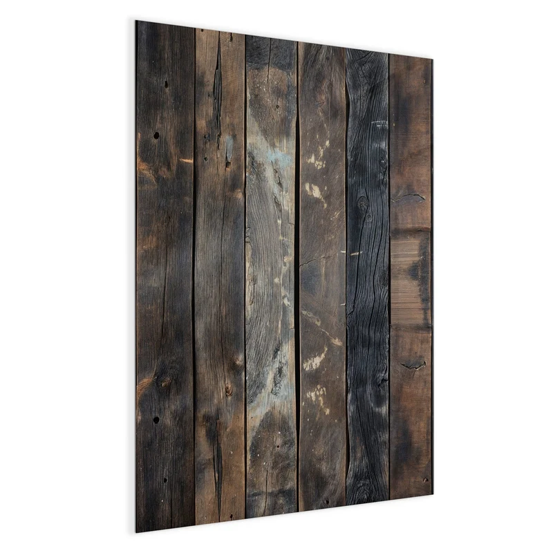 Magnettafel - Braune Holzdielen
