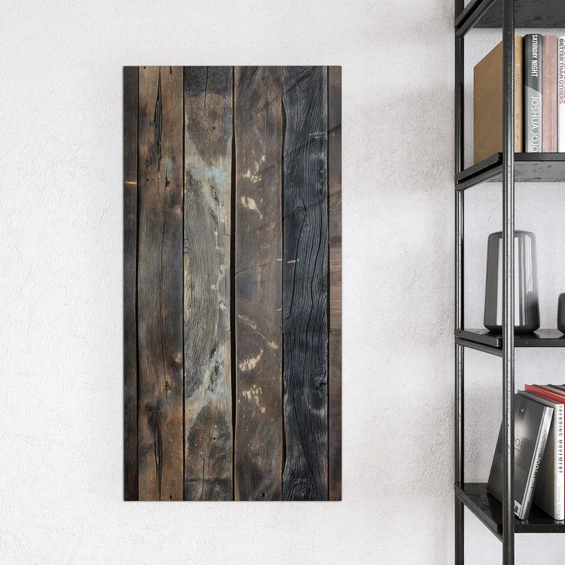 Magnettafel - Braune Holzdielen