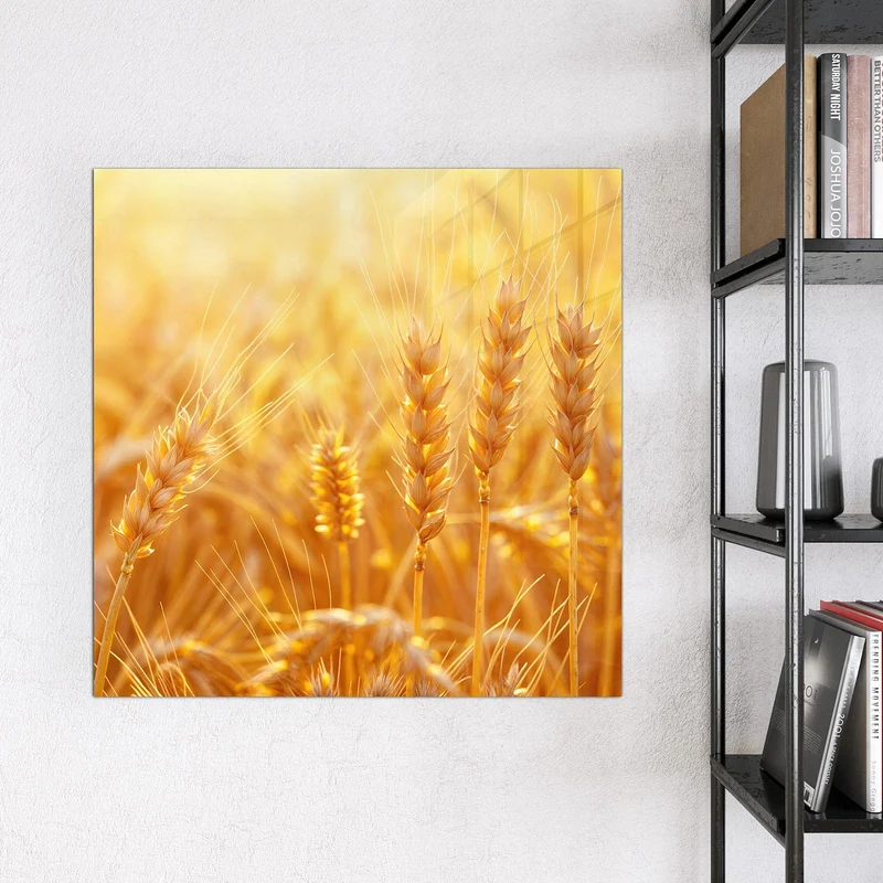 Magnettafel - Weizen im Gegenlicht