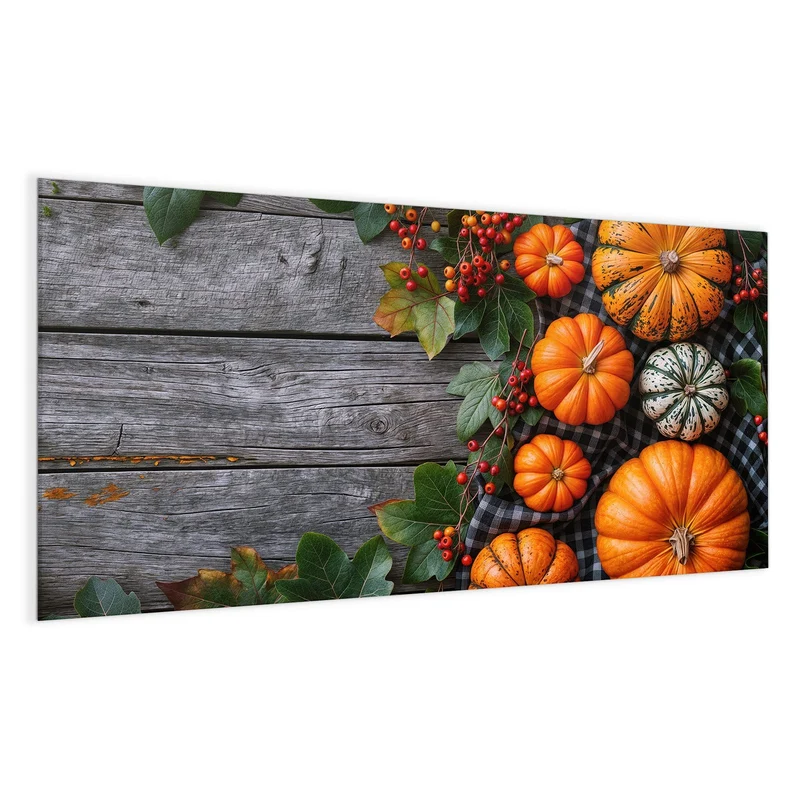 Magnettafel - Kürbisse und Beeren