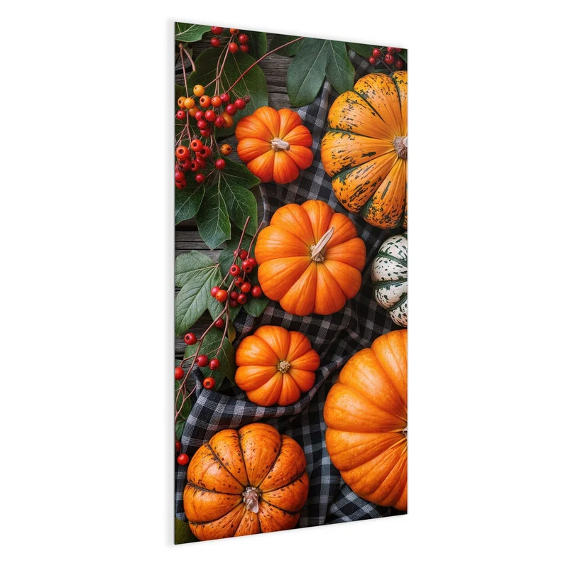 Magnettafel - Kürbisse und Beeren