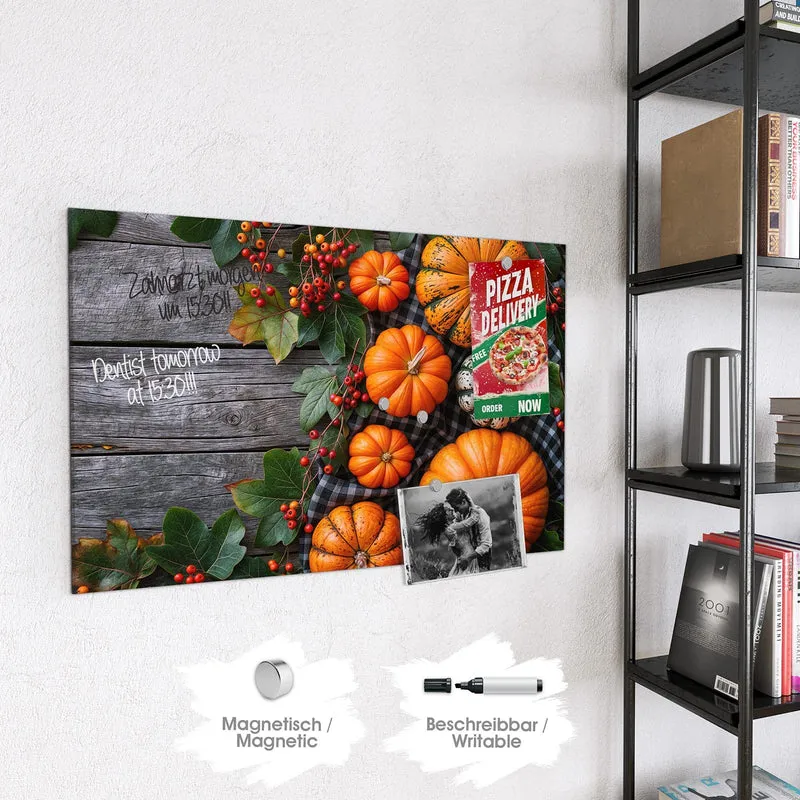 Magnettafel - Kürbisse und Beeren