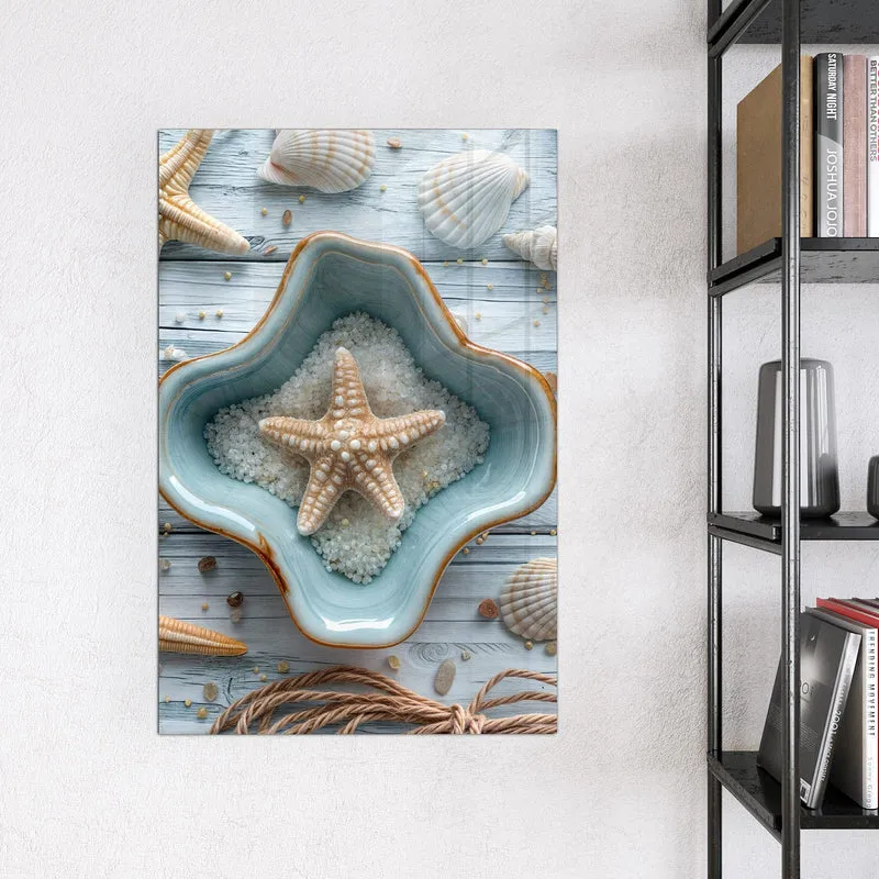 Magnettafel - Seesterne und Muscheln