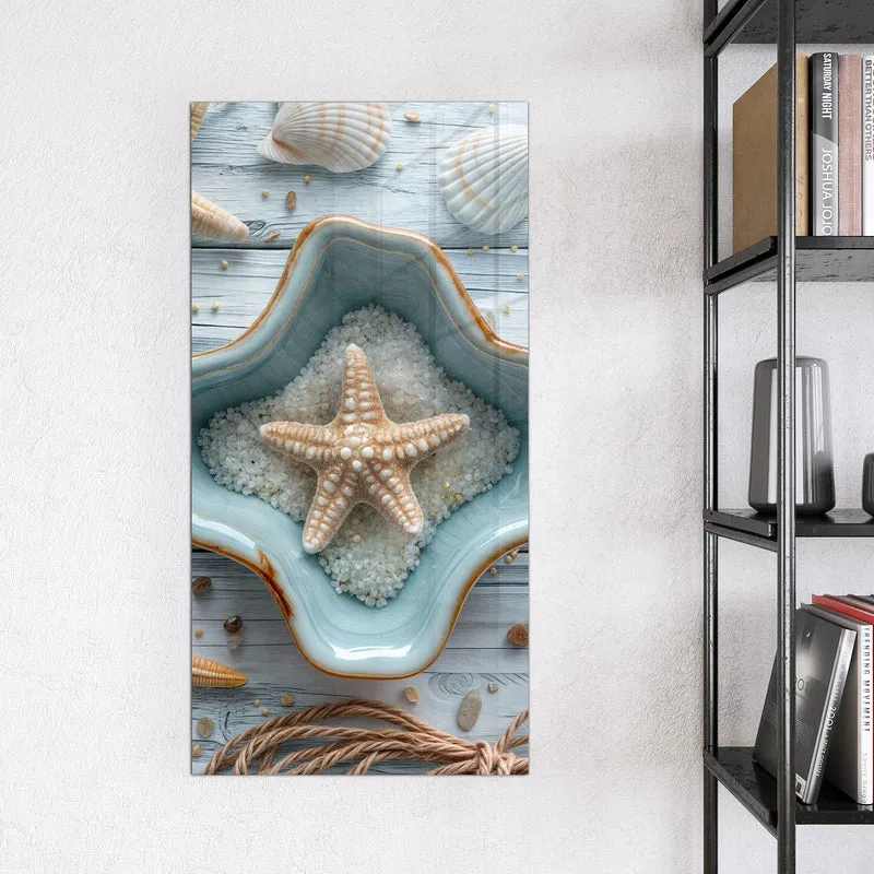 Magnettafel - Seesterne und Muscheln