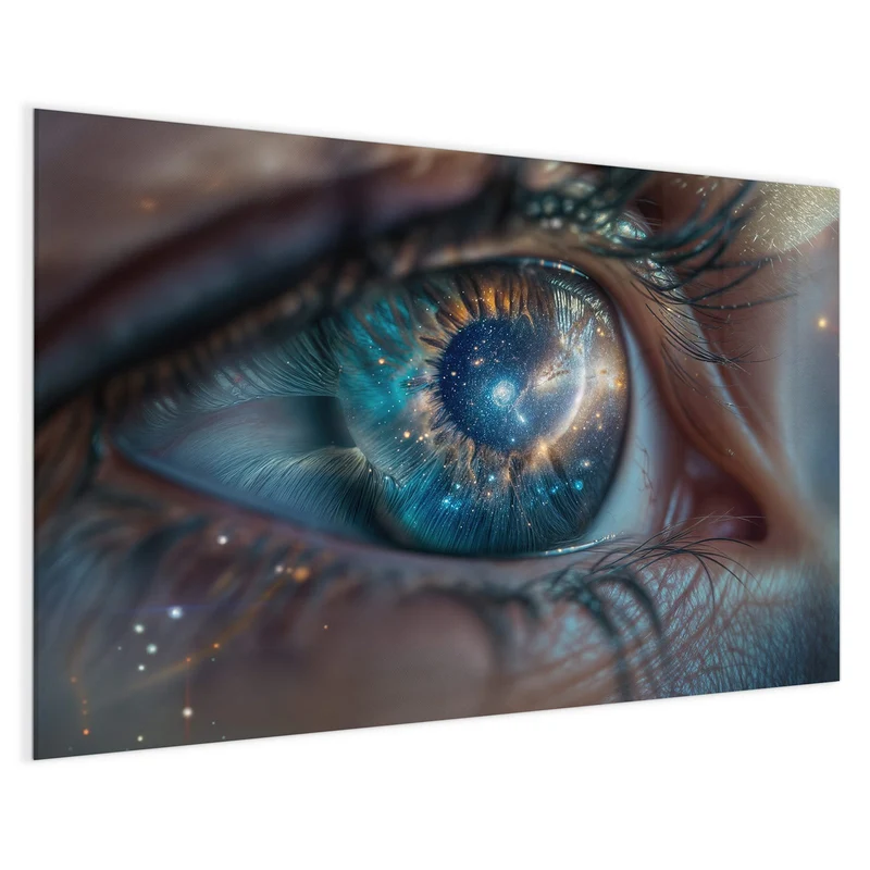 Magnettafel - Galaxie im Auge