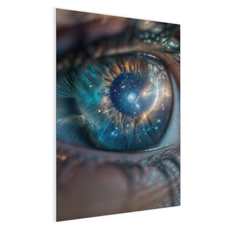 Magnettafel - Galaxie im Auge