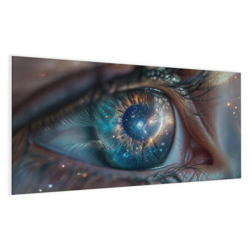 Magnettafel - Galaxie im Auge