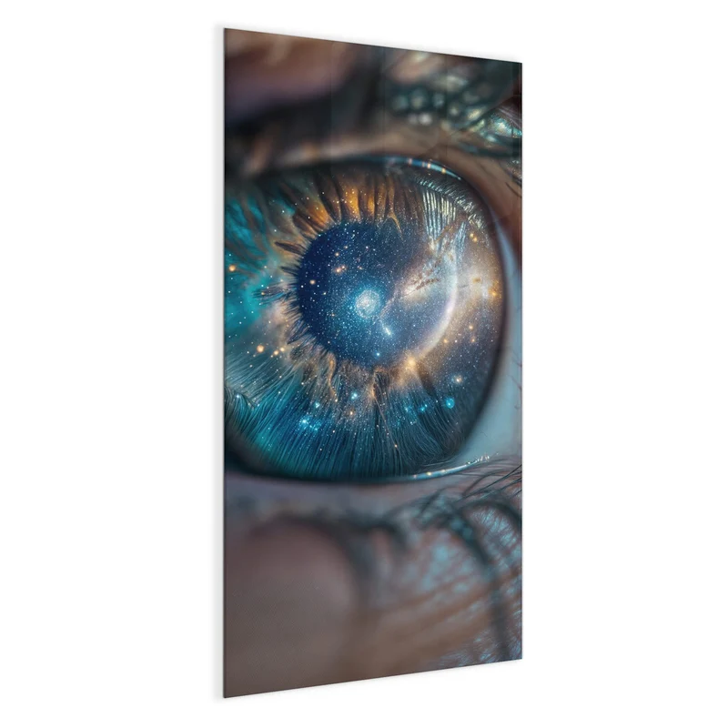Magnettafel - Galaxie im Auge