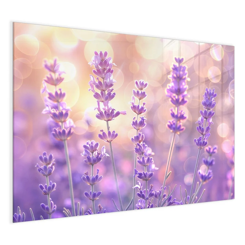 Magnettafel - Lavendel im Gegenlicht