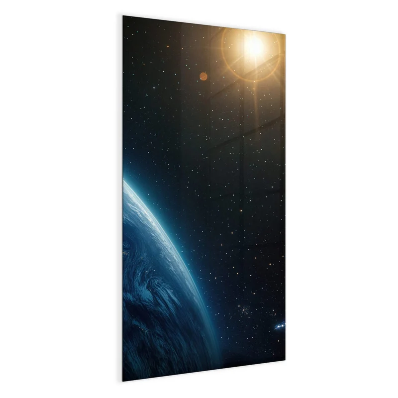 Magnettafel - Erde bei Nacht