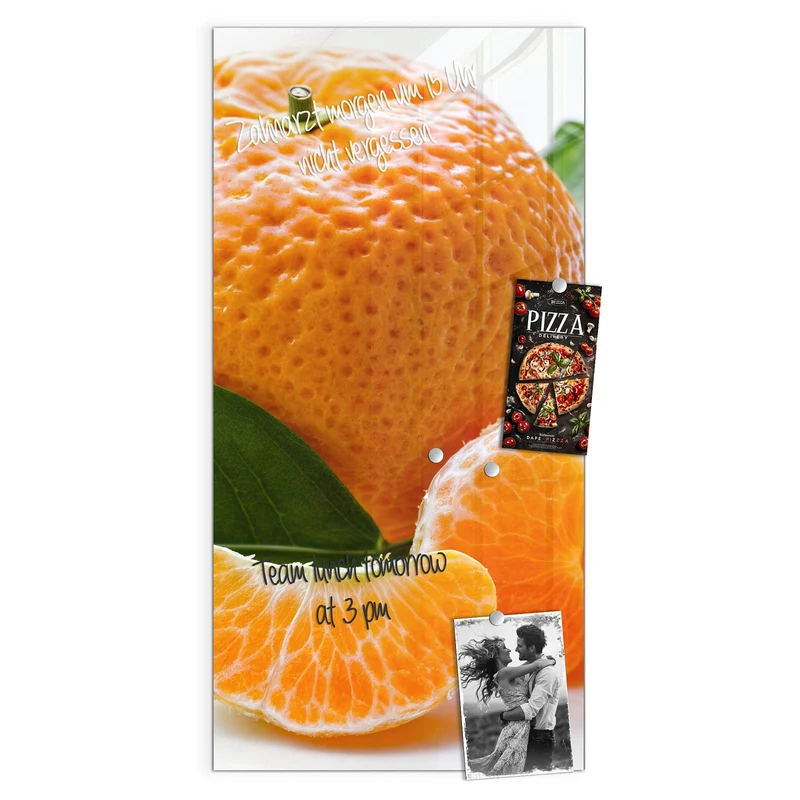Magnettafel - Frische Mandarine
