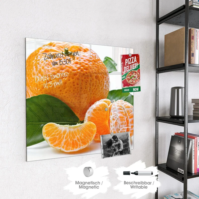 Magnettafel - Frische Mandarine
