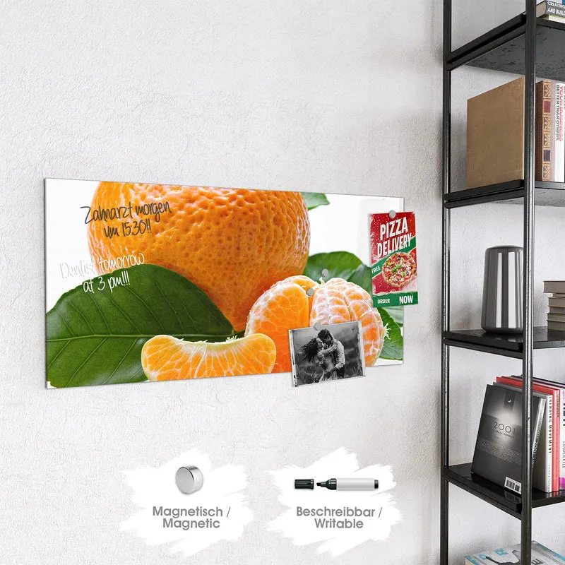 Magnettafel - Frische Mandarine