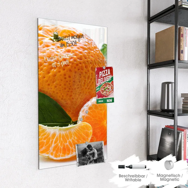Magnettafel - Frische Mandarine
