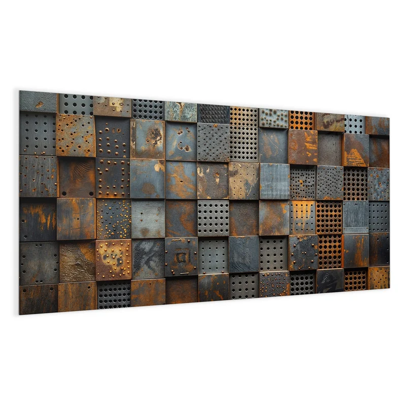 Magnettafel - Gelochte Metallplatten