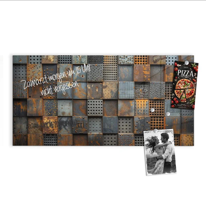 Magnettafel - Gelochte Metallplatten