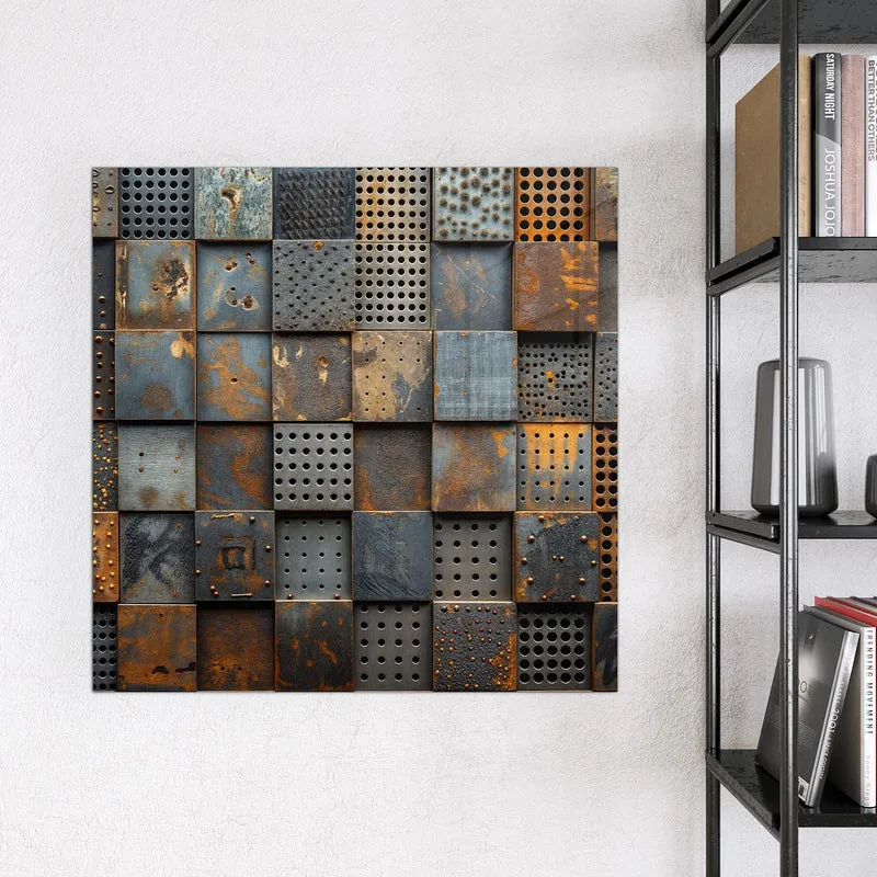 Magnettafel - Gelochte Metallplatten