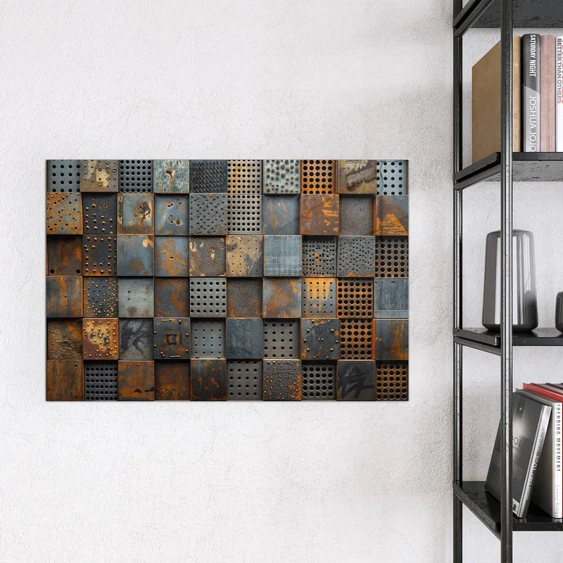 Magnettafel - Gelochte Metallplatten