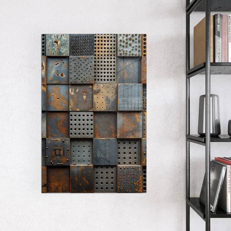 Magnettafel - Gelochte Metallplatten