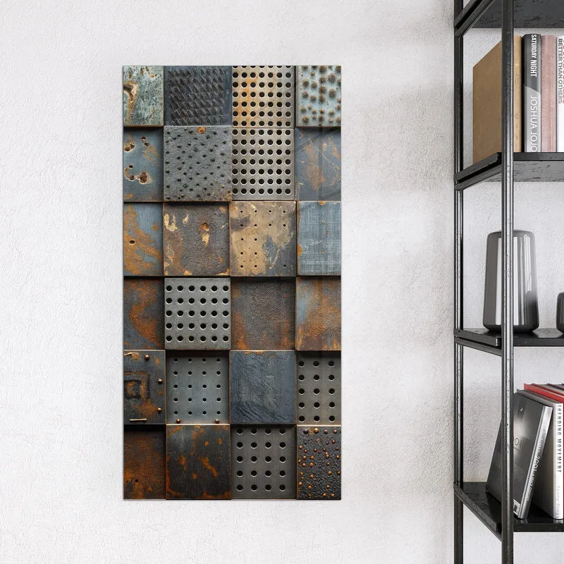 Magnettafel - Gelochte Metallplatten